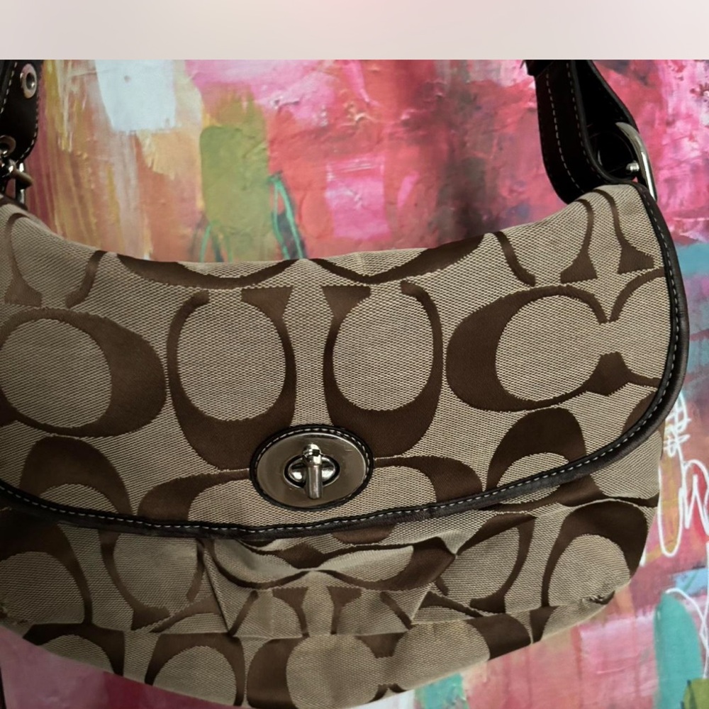Vintage coach shoulder bag - Picture 2 of 7